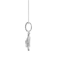 Tear Drop Large Halo Necklace