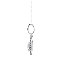 Tear Drop Large Halo Necklace