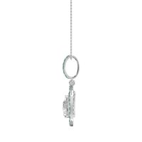 Tear Drop Large Halo Necklace