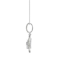 Tear Drop Large Halo Necklace
