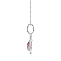 Tear Drop Large Halo Necklace