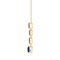 Marquise and Pear Necklace