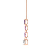 Marquise and Pear Necklace