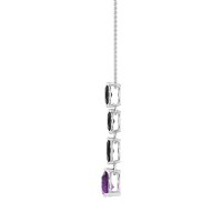 Marquise and Pear Necklace