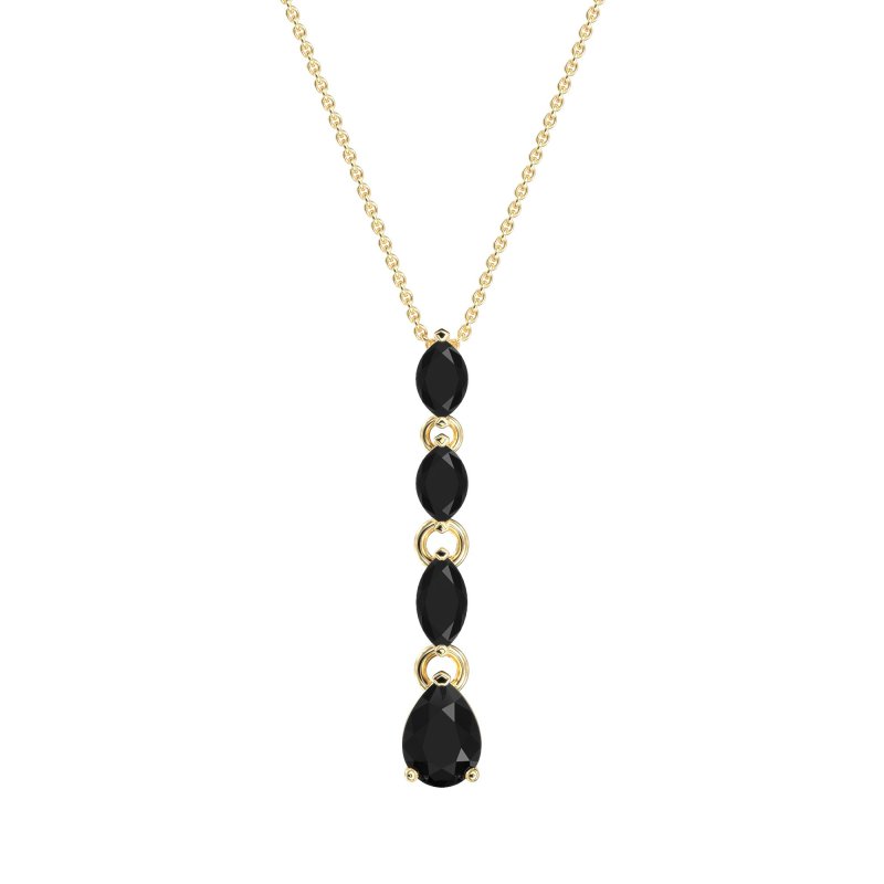 Marquise and Pear Necklace