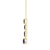 Marquise and Pear Necklace