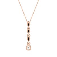 Marquise and Pear Necklace