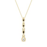 Marquise and Pear Necklace