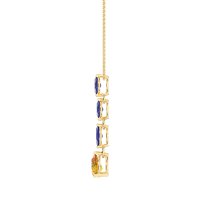 Marquise and Pear Necklace