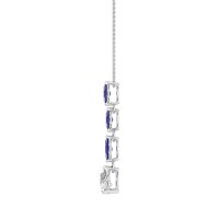 Marquise and Pear Necklace