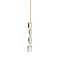 Marquise and Pear Necklace