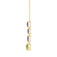 Marquise and Pear Necklace