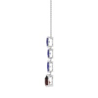 Marquise and Pear Necklace