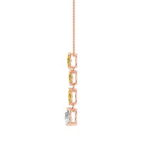 Marquise and Pear Necklace