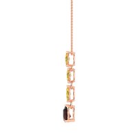 Marquise and Pear Necklace