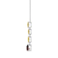 Marquise and Pear Necklace
