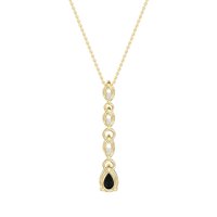 Marquise and Pear Necklace