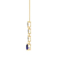 Marquise and Pear Necklace