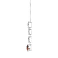 Marquise and Pear Necklace