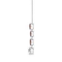 Marquise and Pear Necklace