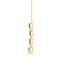 Marquise and Pear Necklace