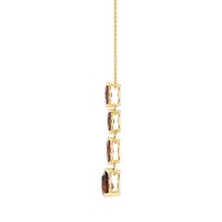 Marquise and Pear Necklace
