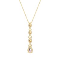 Marquise and Pear Necklace