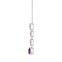 Marquise and Pear Necklace