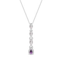 Marquise and Pear Necklace