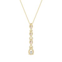 Marquise and Pear Necklace