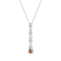 Marquise and Pear Necklace