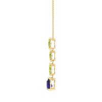 Marquise and Pear Necklace