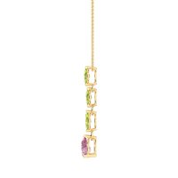 Marquise and Pear Necklace