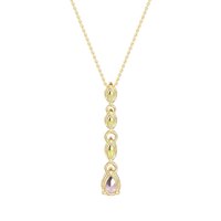 Marquise and Pear Necklace