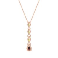 Marquise and Pear Necklace