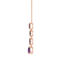 Marquise and Pear Necklace