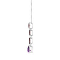 Marquise and Pear Necklace