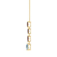 Marquise and Pear Necklace