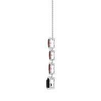 Marquise and Pear Necklace