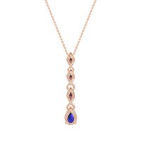 Marquise and Pear Necklace