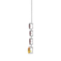 Marquise and Pear Necklace