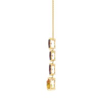 Marquise and Pear Necklace