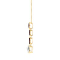 Marquise and Pear Necklace
