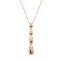Marquise and Pear Necklace