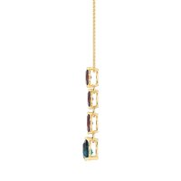 Marquise and Pear Necklace