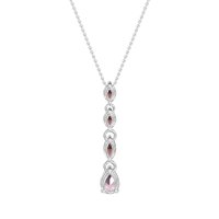 Marquise and Pear Necklace