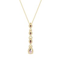 Marquise and Pear Necklace