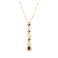 Marquise and Pear Necklace