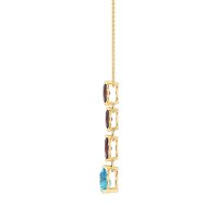 Marquise and Pear Necklace