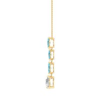 Marquise and Pear Necklace